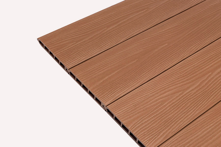 Savadeck Natur ograda Terracotta – kosi prikaz više dasaka